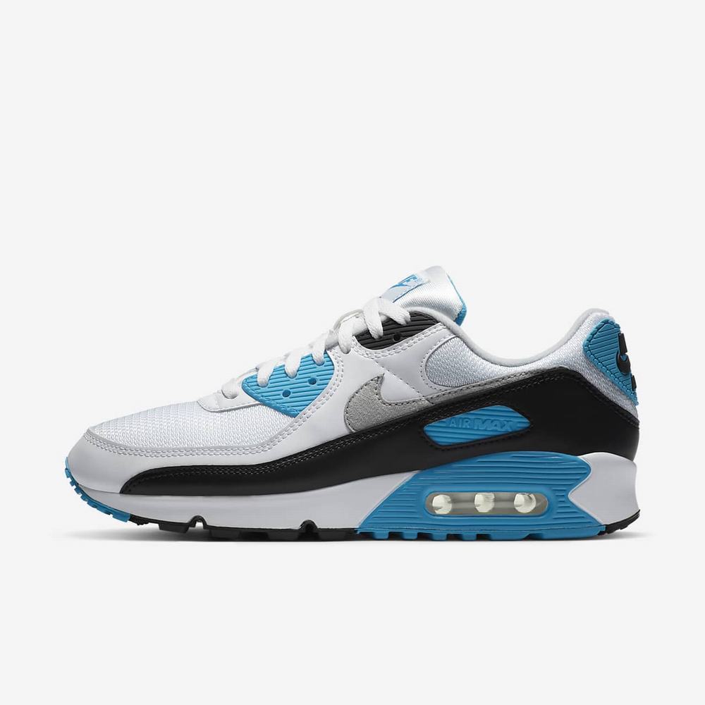 Sneakers Nike Air Max III Blanche 5643-270 White/Grey Fog/Laser Blue/Black Homme | YRV-71251322